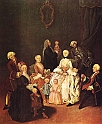 LONGHI PIETRO (1702-1785) - Famiglia patrizia. (1752). Venezia, ca' Rezzonico